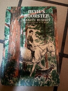 Devil's Doorstep by Marian Rumsey Hardcover Book Illustrated Vintage 60s Cover.